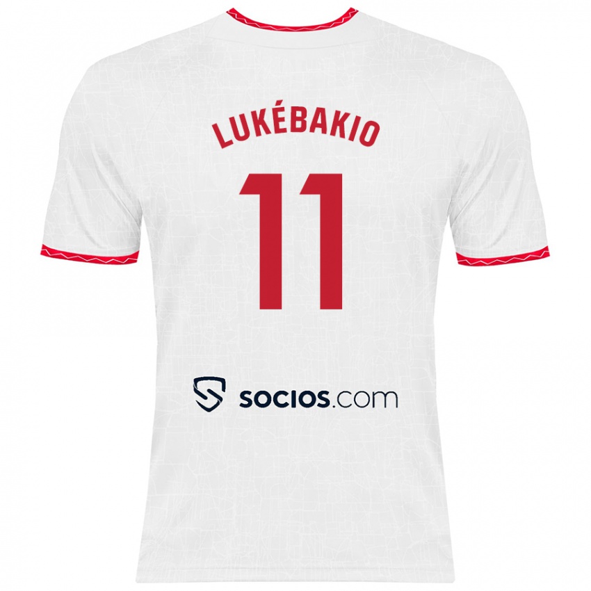 Herren Dodi Lukébakio #11 Weiß Rot Heimtrikot Trikot 2024/25 T-Shirt Schweiz