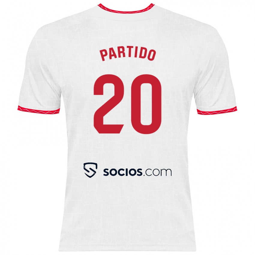 Herren Paula Partido #20 Weiß Rot Heimtrikot Trikot 2024/25 T-Shirt Schweiz