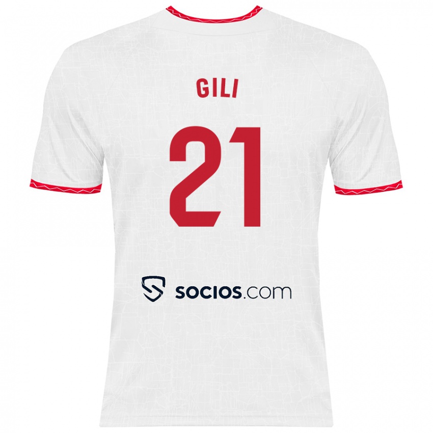 Herren Gemma Gili #21 Weiß Rot Heimtrikot Trikot 2024/25 T-Shirt Schweiz