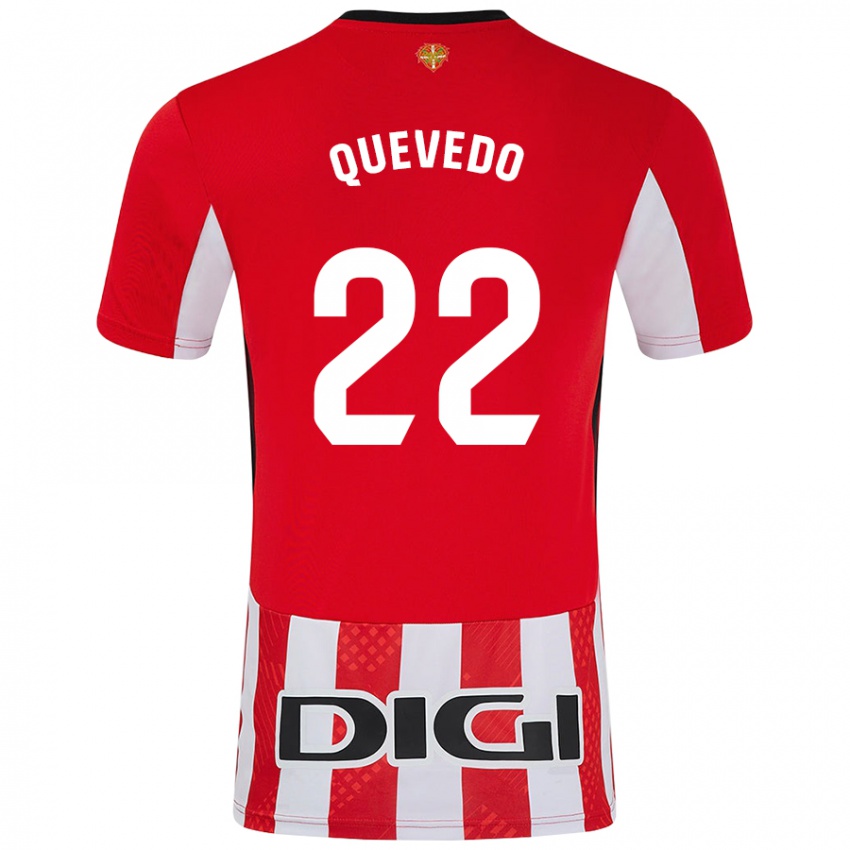 Herren Ugaitz Quevedo #22 Rot Weiß Heimtrikot Trikot 2024/25 T-Shirt Schweiz