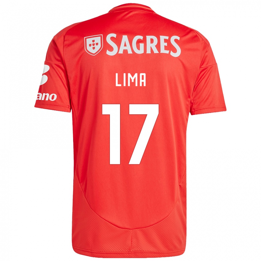 Homme Maillot Ivan Lima #17 Rouge Blanc Tenues Domicile 2024/25 T-Shirt Suisse