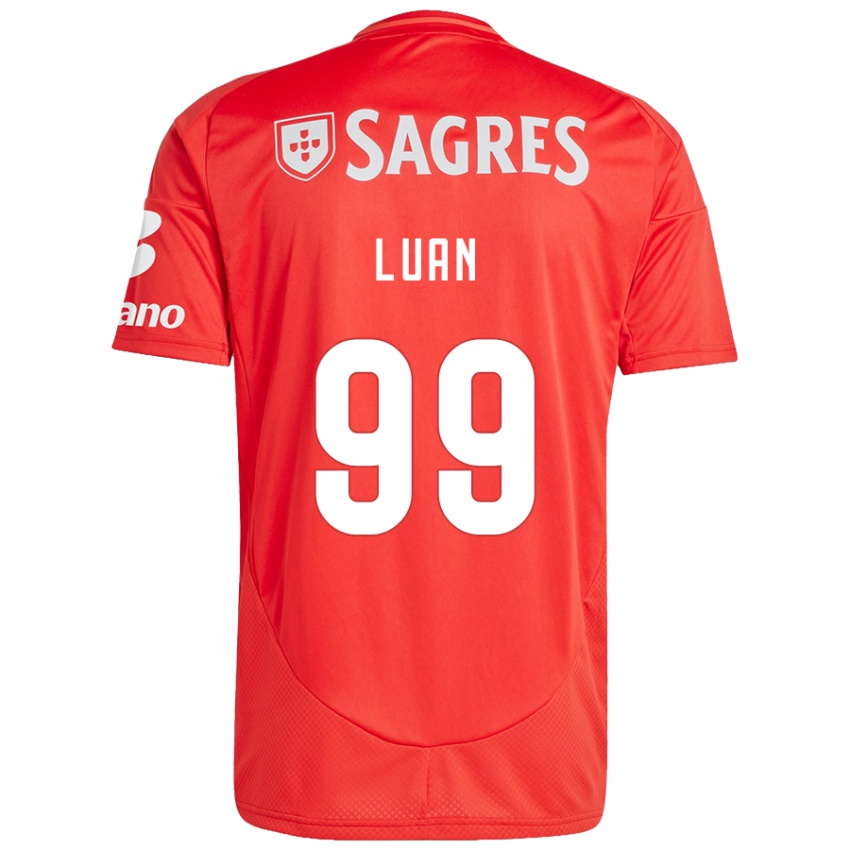 Homme Maillot Luan #99 Rouge Blanc Tenues Domicile 2024/25 T-Shirt Suisse