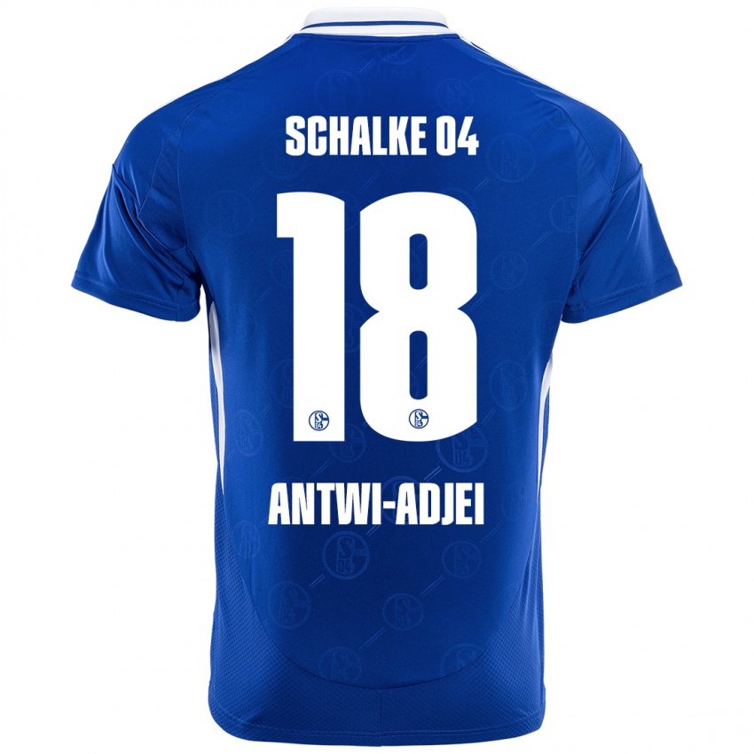 Herren Christopher Antwi-Adjei #18 Königsblau Heimtrikot Trikot 2024/25 T-Shirt Schweiz