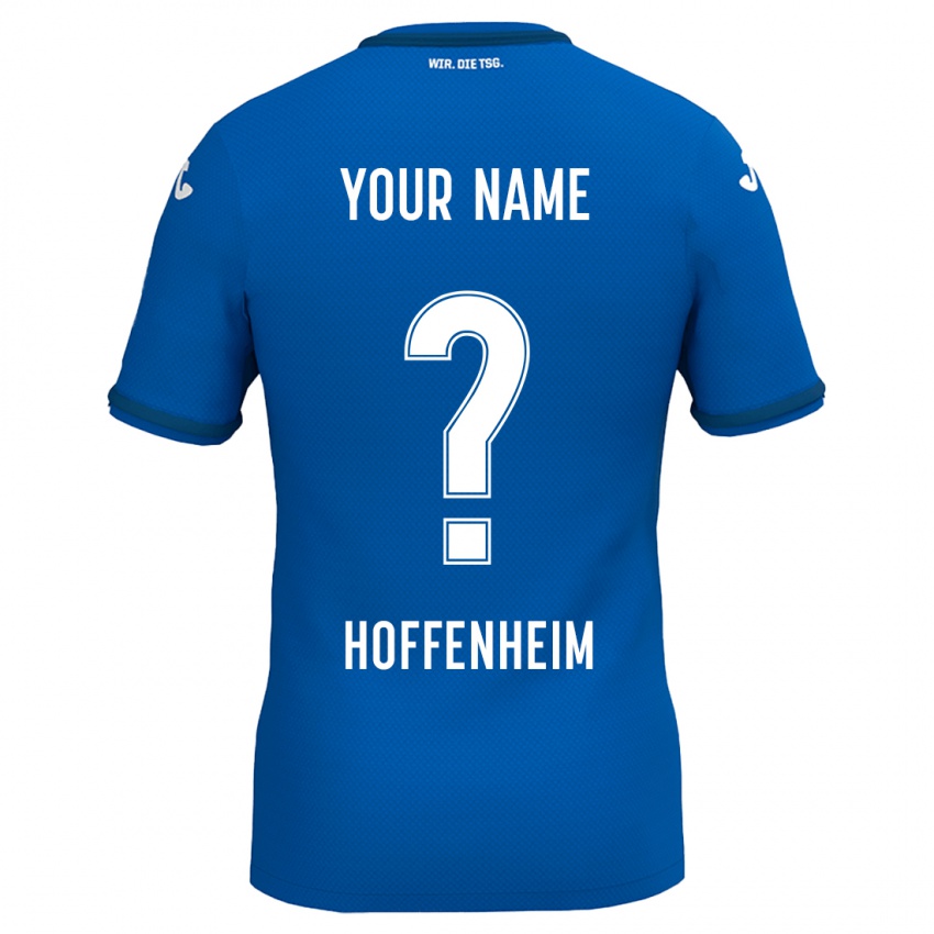 Herren Ihren Namen #0 Königsblau Heimtrikot Trikot 2024/25 T-Shirt Schweiz