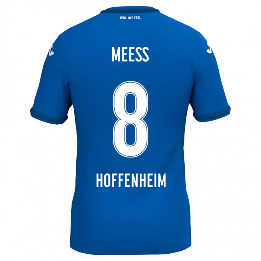 Herren Jakob Meeß #8 Königsblau Heimtrikot Trikot 2024/25 T-Shirt Schweiz