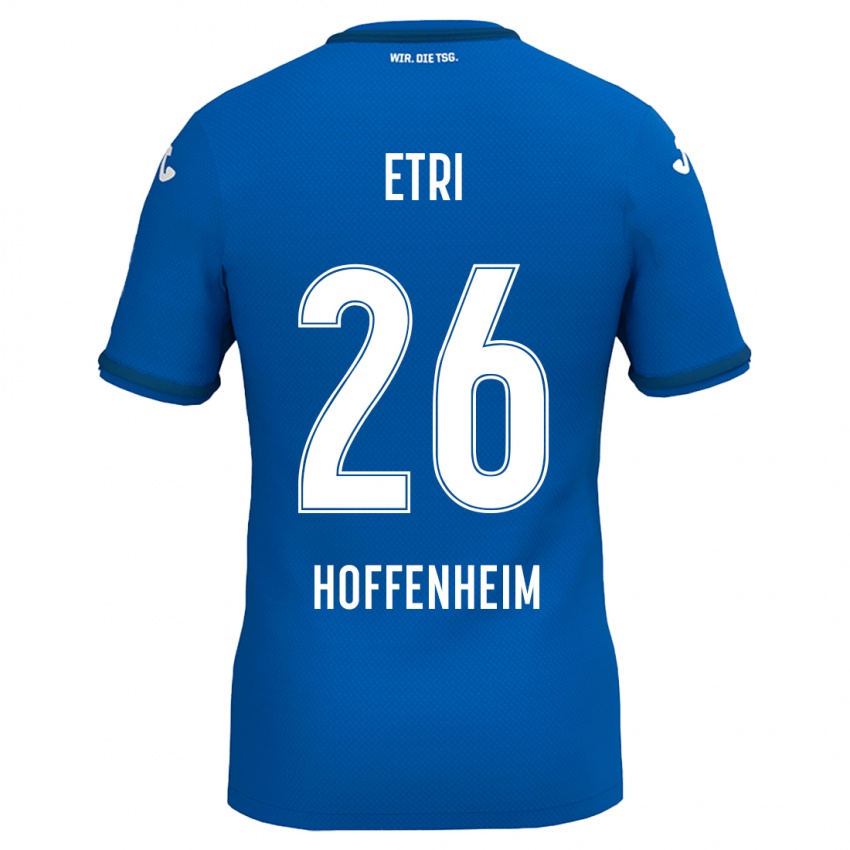 Herren Ahmed Etri #26 Königsblau Heimtrikot Trikot 2024/25 T-Shirt Schweiz