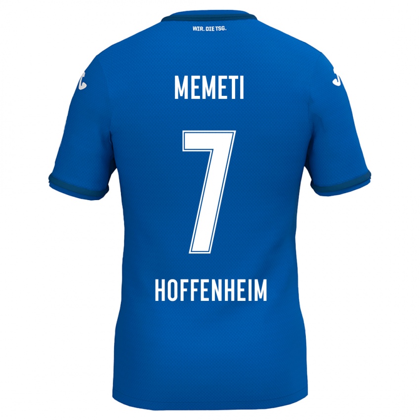 Herren Erëleta Memeti #7 Königsblau Heimtrikot Trikot 2024/25 T-Shirt Schweiz