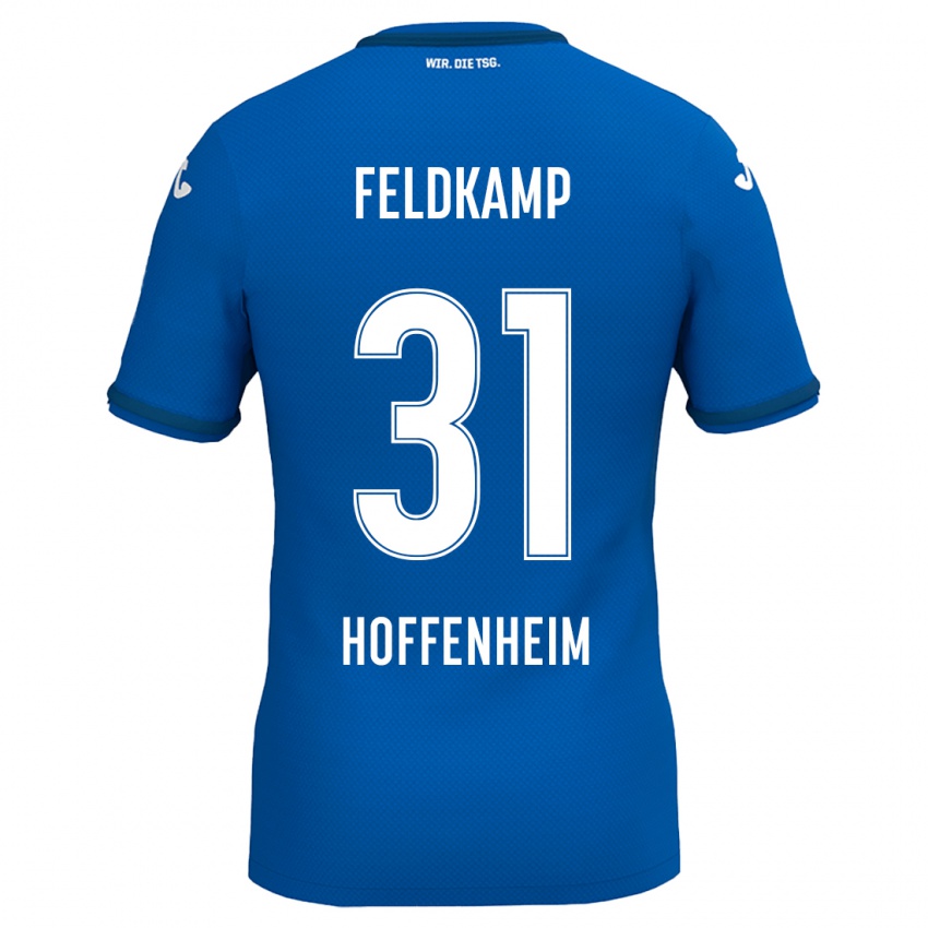 Herren Jana Feldkamp #31 Königsblau Heimtrikot Trikot 2024/25 T-Shirt Schweiz