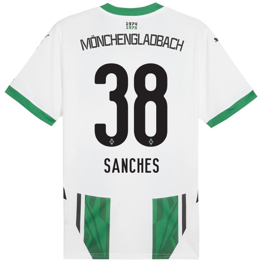 Herren Yvandro Borges Sanches #38 Weiß Grün Heimtrikot Trikot 2024/25 T-Shirt Schweiz