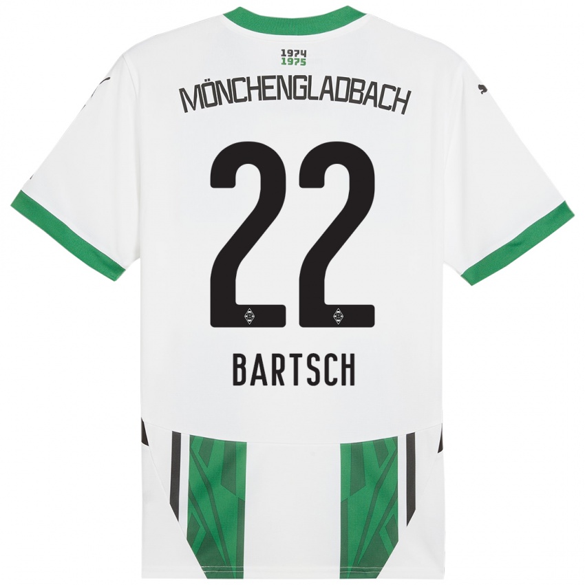 Herren Kristina Bartsch #22 Weiß Grün Heimtrikot Trikot 2024/25 T-Shirt Schweiz