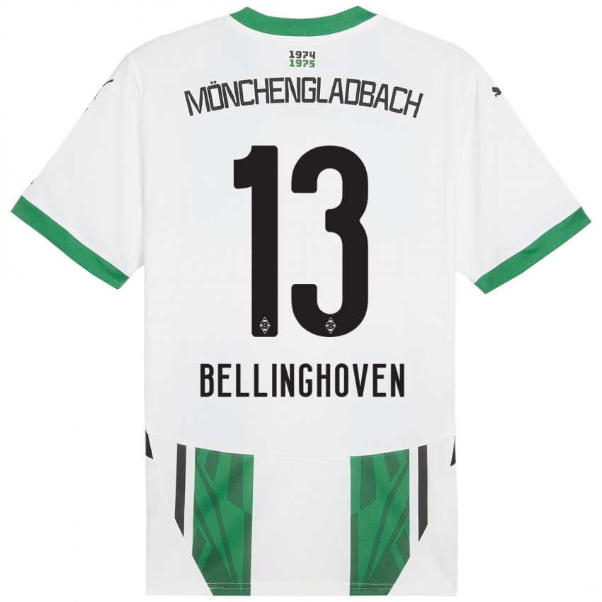 Herren Christina Bellinghoven #13 Weiß Grün Heimtrikot Trikot 2024/25 T-Shirt Schweiz