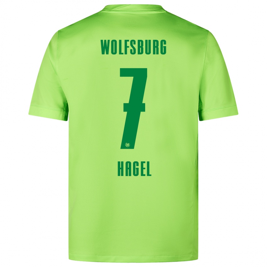 Herren Chantal Hagel #7 Fluoreszierendes Grün Heimtrikot Trikot 2024/25 T-Shirt Schweiz