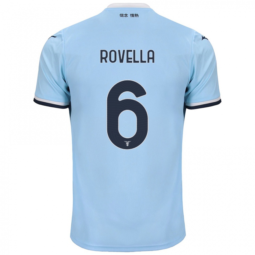 Herren Nicolo Rovella #6 Blau Heimtrikot Trikot 2024/25 T-Shirt Schweiz