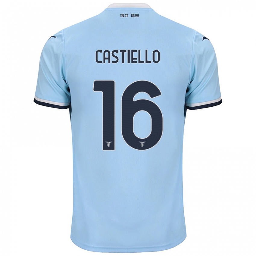 Herren Antonietta Castiello #16 Blau Heimtrikot Trikot 2024/25 T-Shirt Schweiz