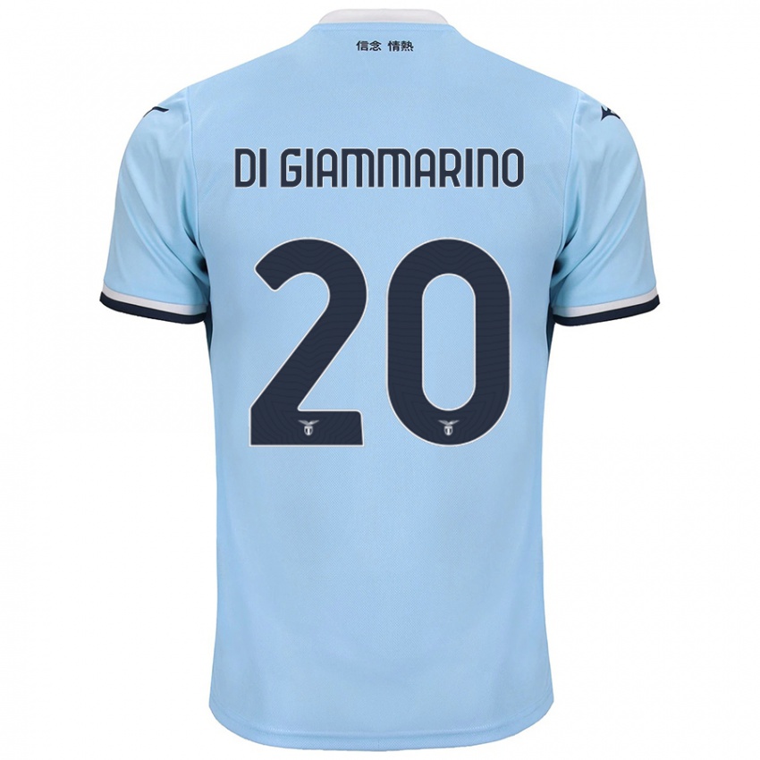 Herren Virginia Di Giammarino #20 Blau Heimtrikot Trikot 2024/25 T-Shirt Schweiz