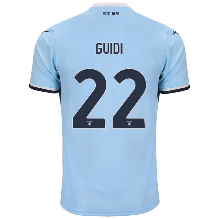 Herren Emma Guidi #22 Blau Heimtrikot Trikot 2024/25 T-Shirt Schweiz