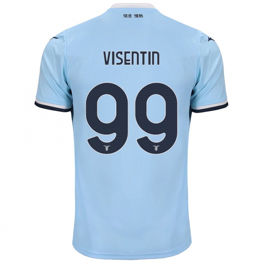 Herren Noemi Visentin #99 Blau Heimtrikot Trikot 2024/25 T-Shirt Schweiz