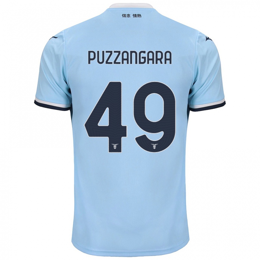 Herren Angelo Antonio Puzzangara #49 Blau Heimtrikot Trikot 2024/25 T-Shirt Schweiz