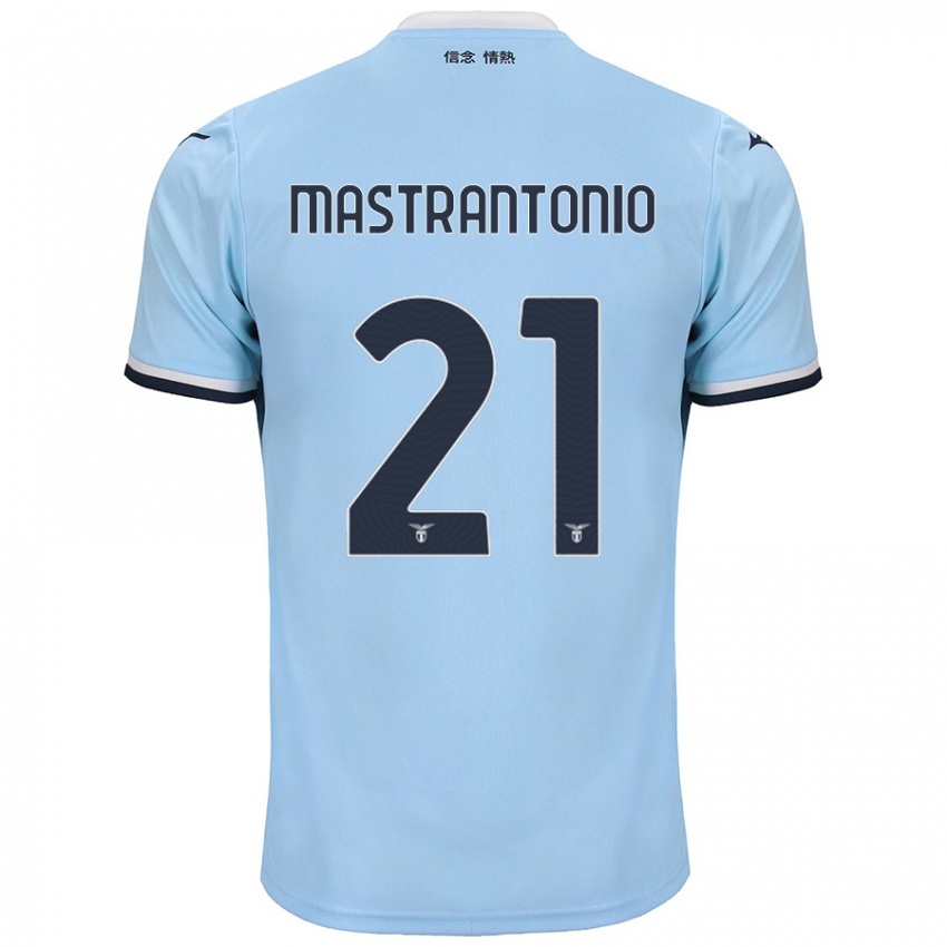 Herren Ella Mastrantonio #21 Blau Heimtrikot Trikot 2024/25 T-Shirt Schweiz