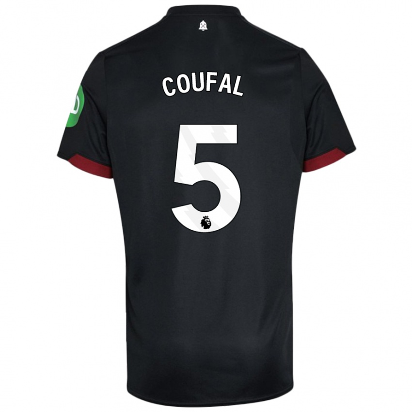 Herren Vladimir Coufal #5 Schwarz Weiß Auswärtstrikot Trikot 2024/25 T-Shirt Schweiz