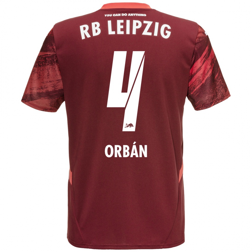 Homme Maillot Willi Orban #4 Bordeaux Tenues Extérieur 2024/25 T-Shirt Suisse