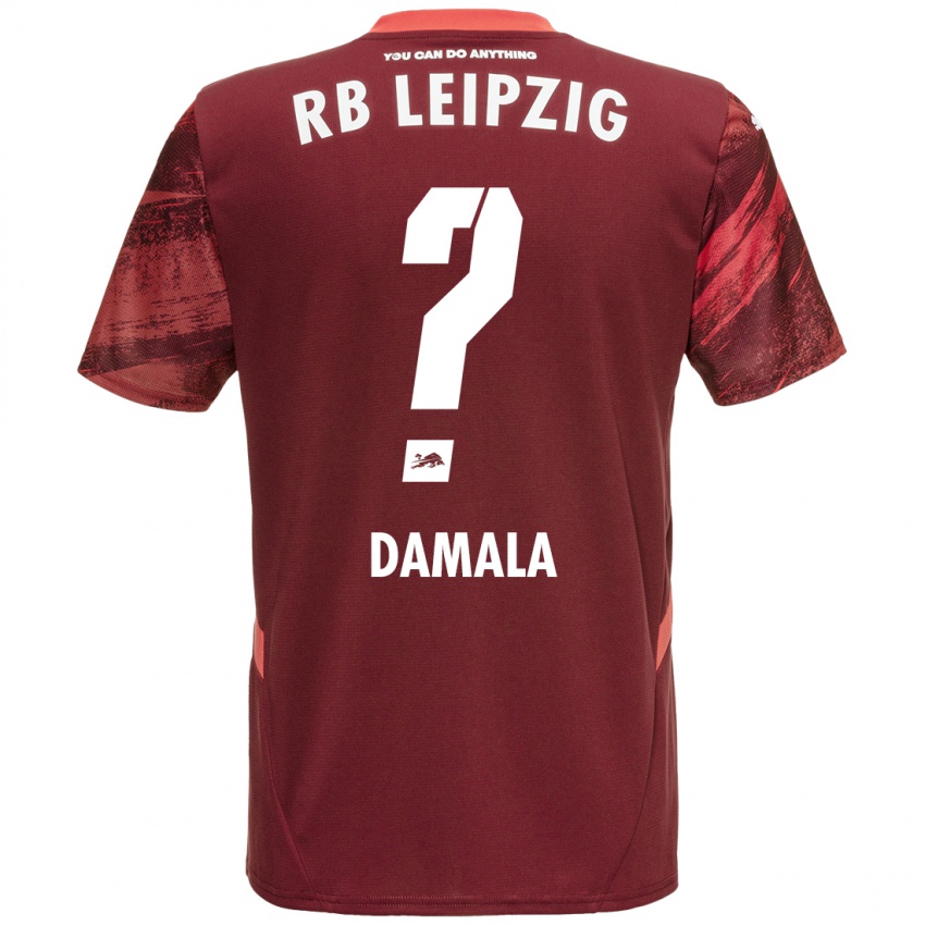 Homme Maillot Bilal Damala #0 Bordeaux Tenues Extérieur 2024/25 T-Shirt Suisse