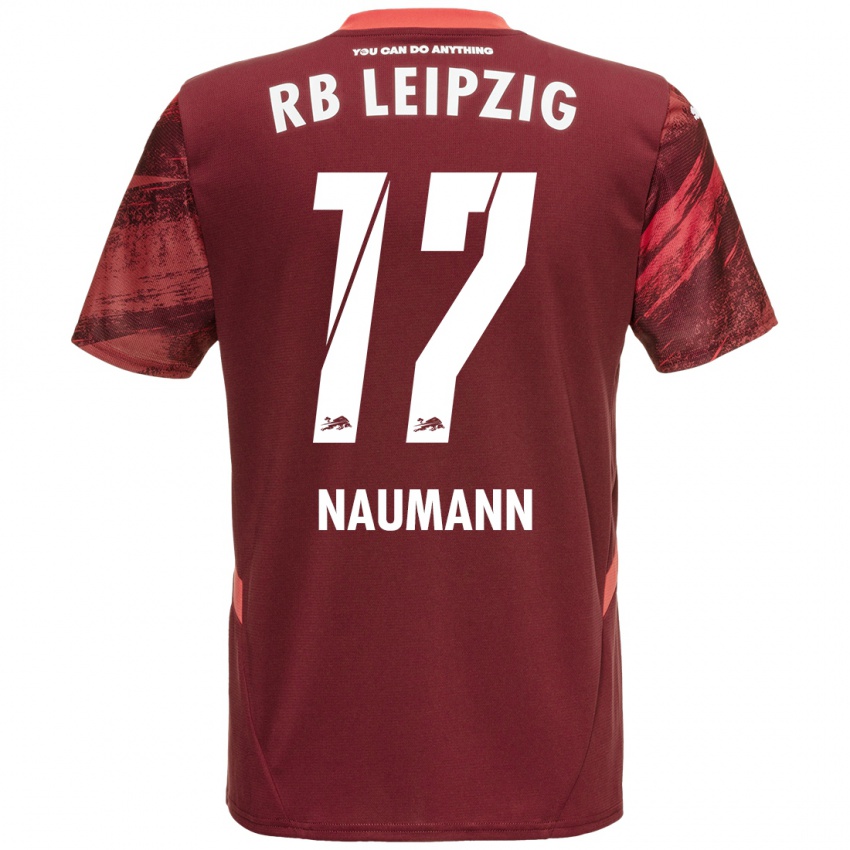 Herren Carlos Naumann #17 Burgunderrot Auswärtstrikot Trikot 2024/25 T-Shirt Schweiz