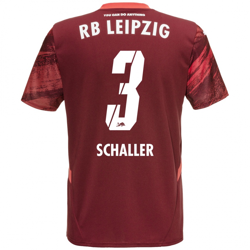 Homme Maillot Josefine Schaller #3 Bordeaux Tenues Extérieur 2024/25 T-Shirt Suisse