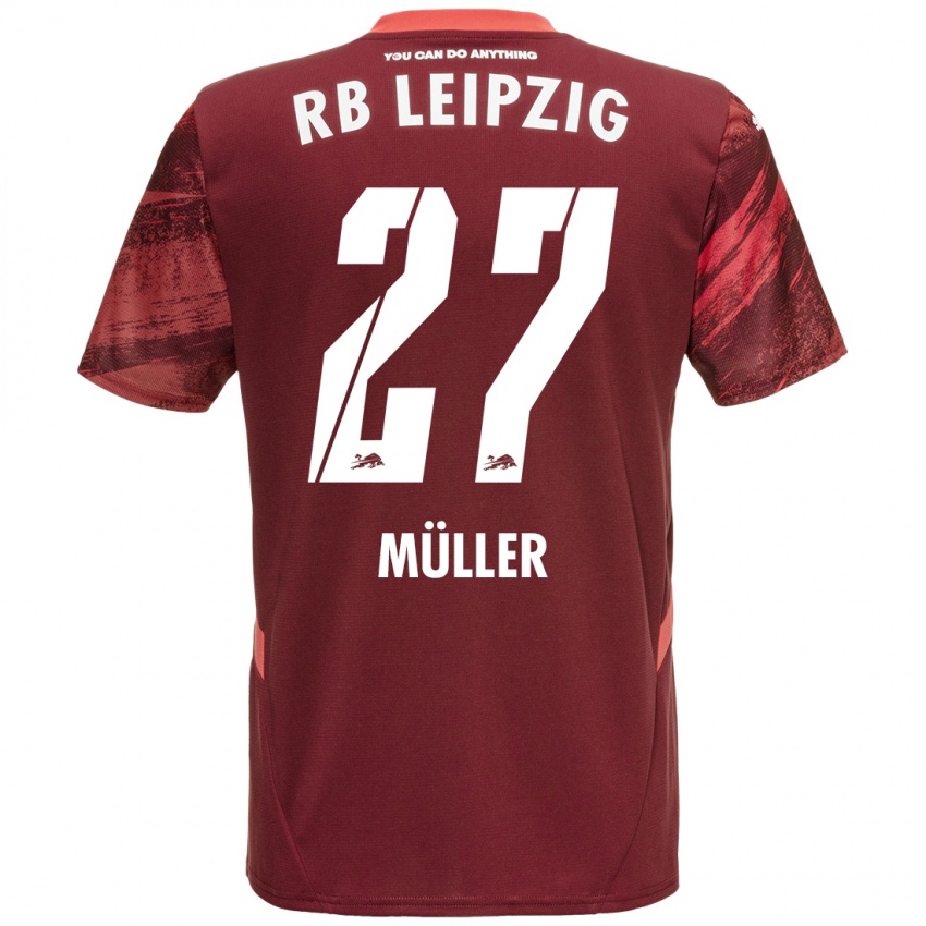 Homme Maillot Marlene Müller #27 Bordeaux Tenues Extérieur 2024/25 T-Shirt Suisse