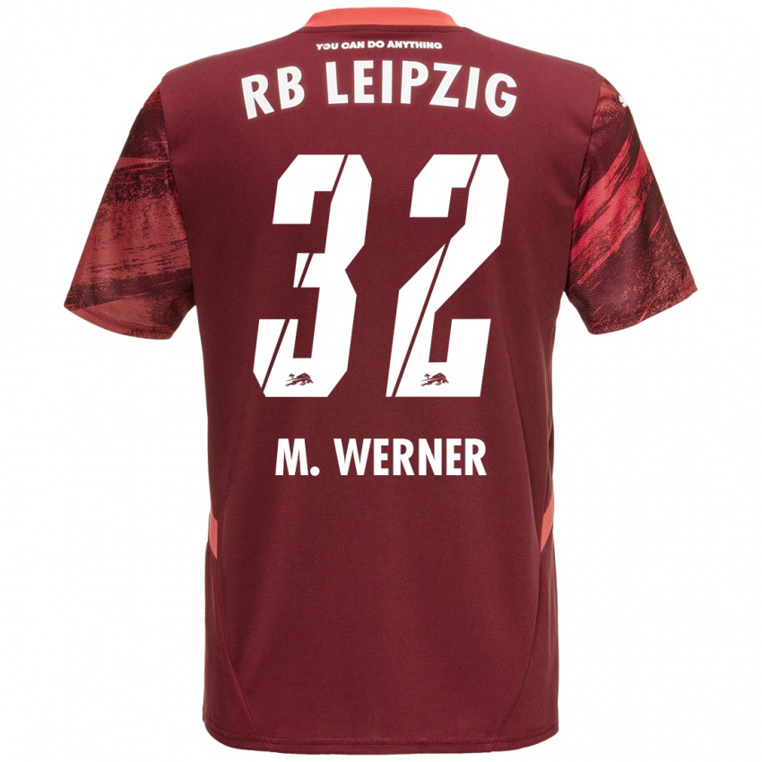 Homme Maillot Mia Werner #32 Bordeaux Tenues Extérieur 2024/25 T-Shirt Suisse