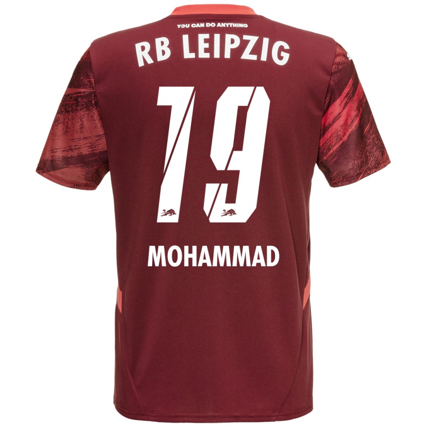 Herren Sammy Mohammad #19 Burgunderrot Auswärtstrikot Trikot 2024/25 T-Shirt Schweiz