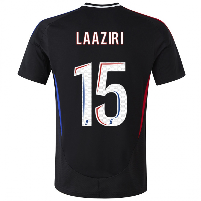 Homme Maillot Achraf Laaziri #15 Noir Tenues Extérieur 2024/25 T-Shirt Suisse