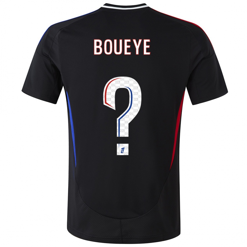 Homme Maillot Philippe Boueye #0 Noir Tenues Extérieur 2024/25 T-Shirt Suisse