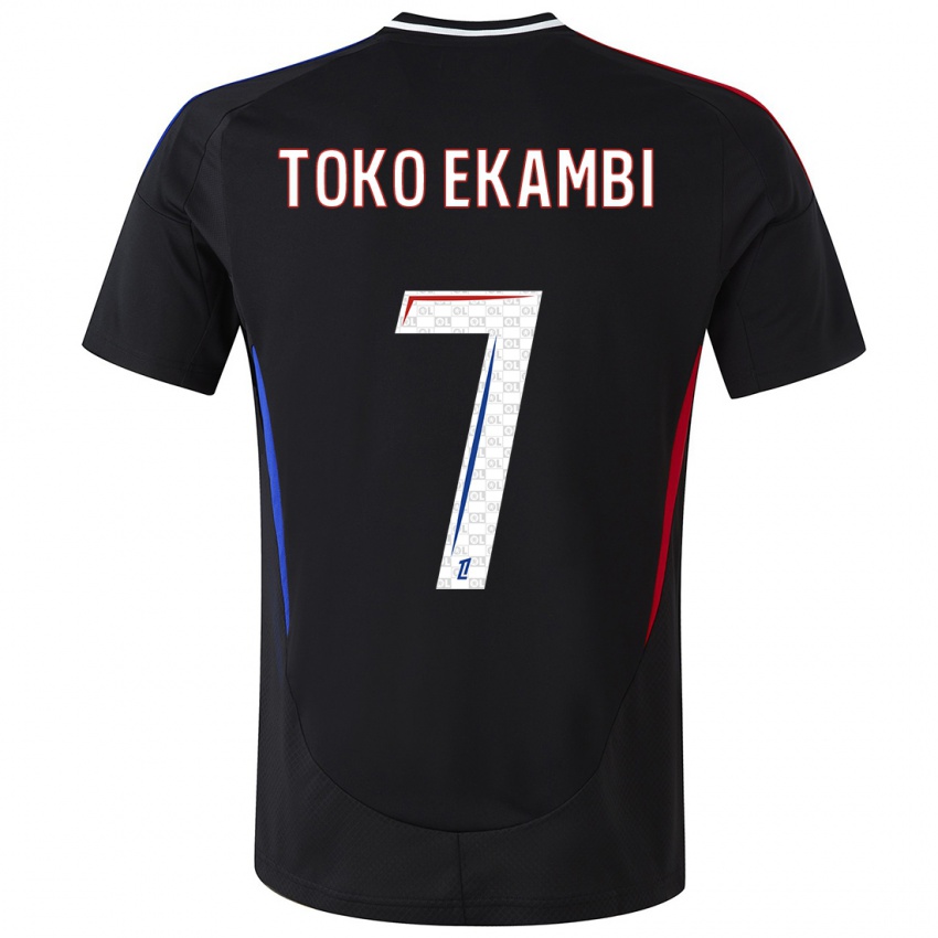 Homme Maillot Karl Toko Ekambi #7 Noir Tenues Extérieur 2024/25 T-Shirt Suisse