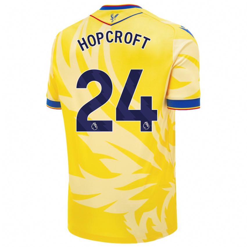 Herren Shanade Hopcroft #24 Gelb Auswärtstrikot Trikot 2024/25 T-Shirt Schweiz