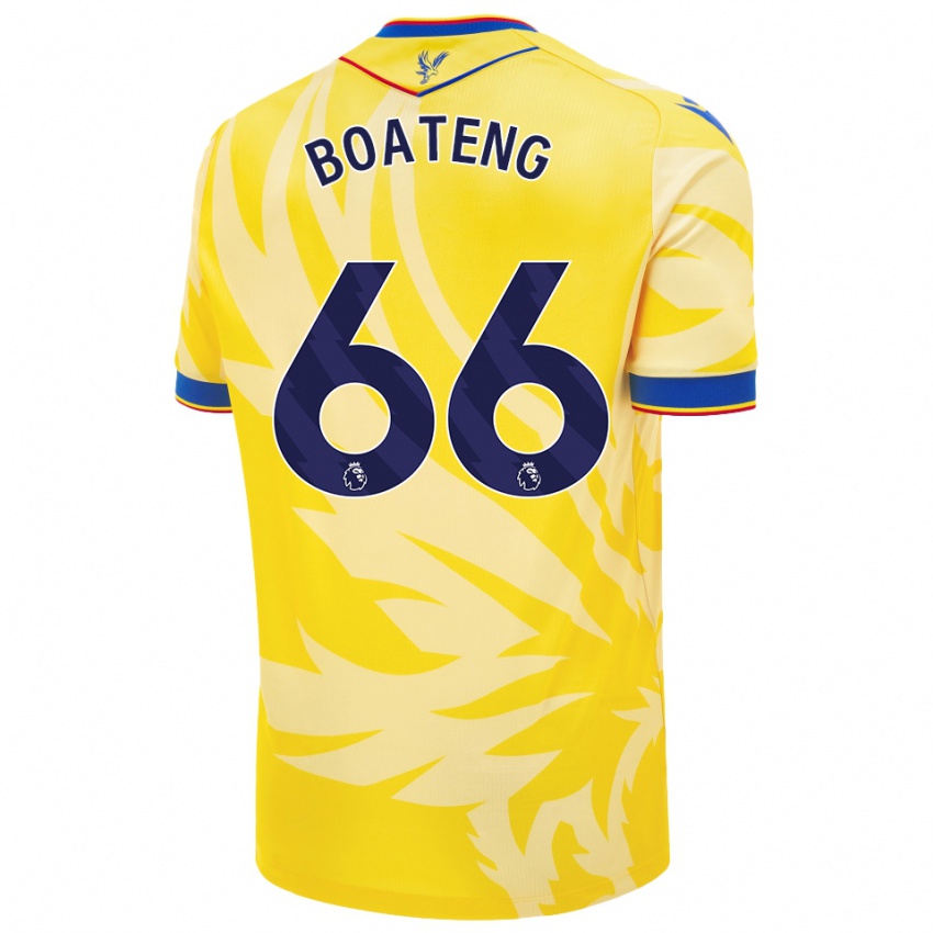 Herren David Boateng #66 Gelb Auswärtstrikot Trikot 2024/25 T-Shirt Schweiz