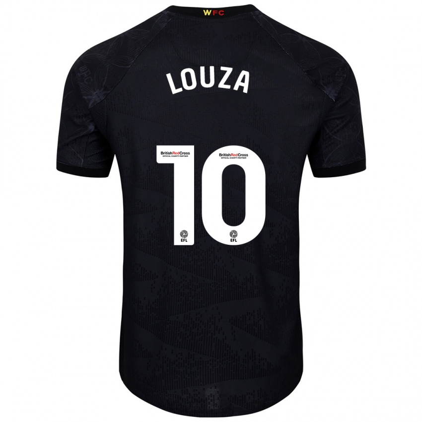 Herren Imrân Louza #10 Schwarz Weiß Auswärtstrikot Trikot 2024/25 T-Shirt Schweiz