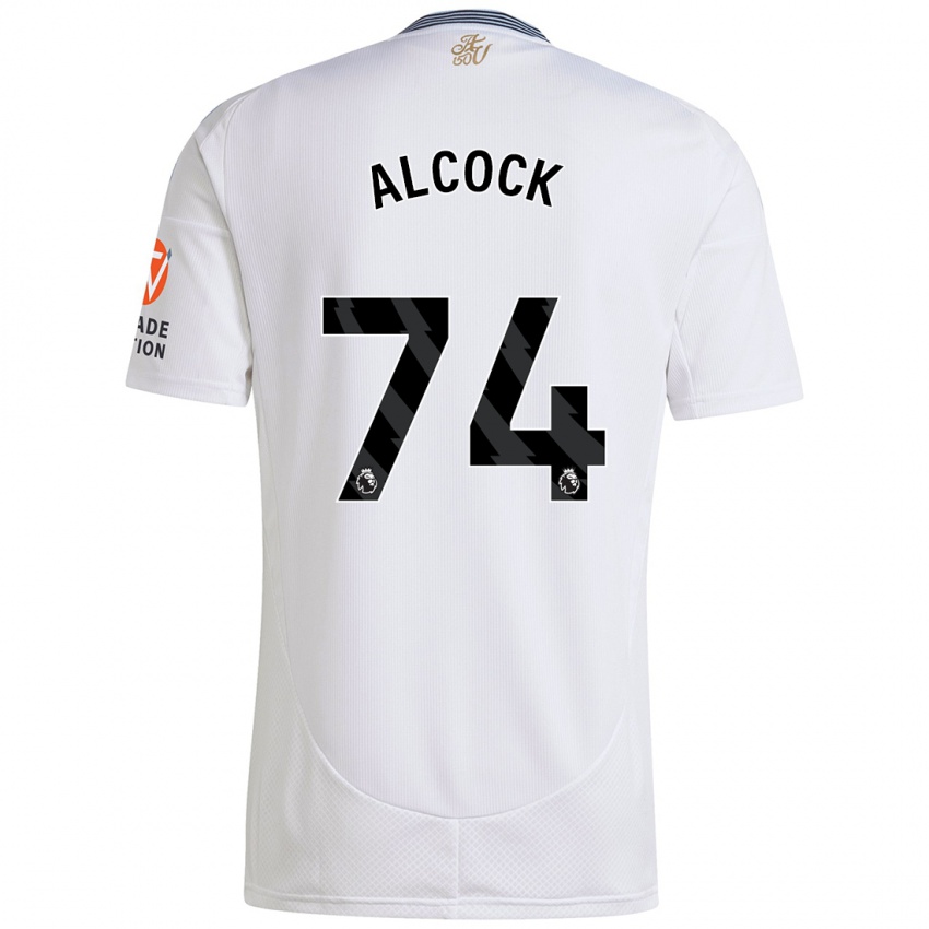 Herren Todd Alcock #74 Weiß Auswärtstrikot Trikot 2024/25 T-Shirt Schweiz