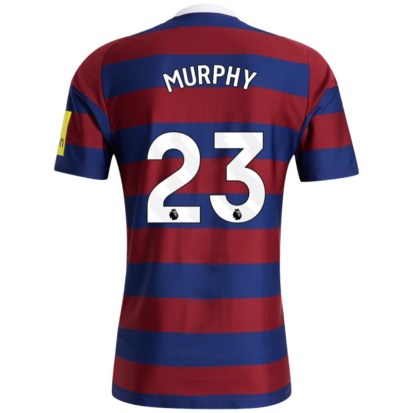 Homme Maillot Jacob Murphy #23 Bordeaux Bleu Marine Tenues Extérieur 2024/25 T-Shirt Suisse