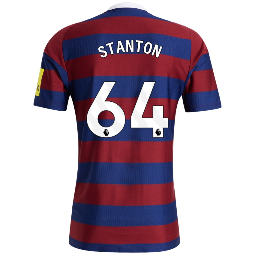 Homme Maillot Ellis Stanton #64 Bordeaux Bleu Marine Tenues Extérieur 2024/25 T-Shirt Suisse