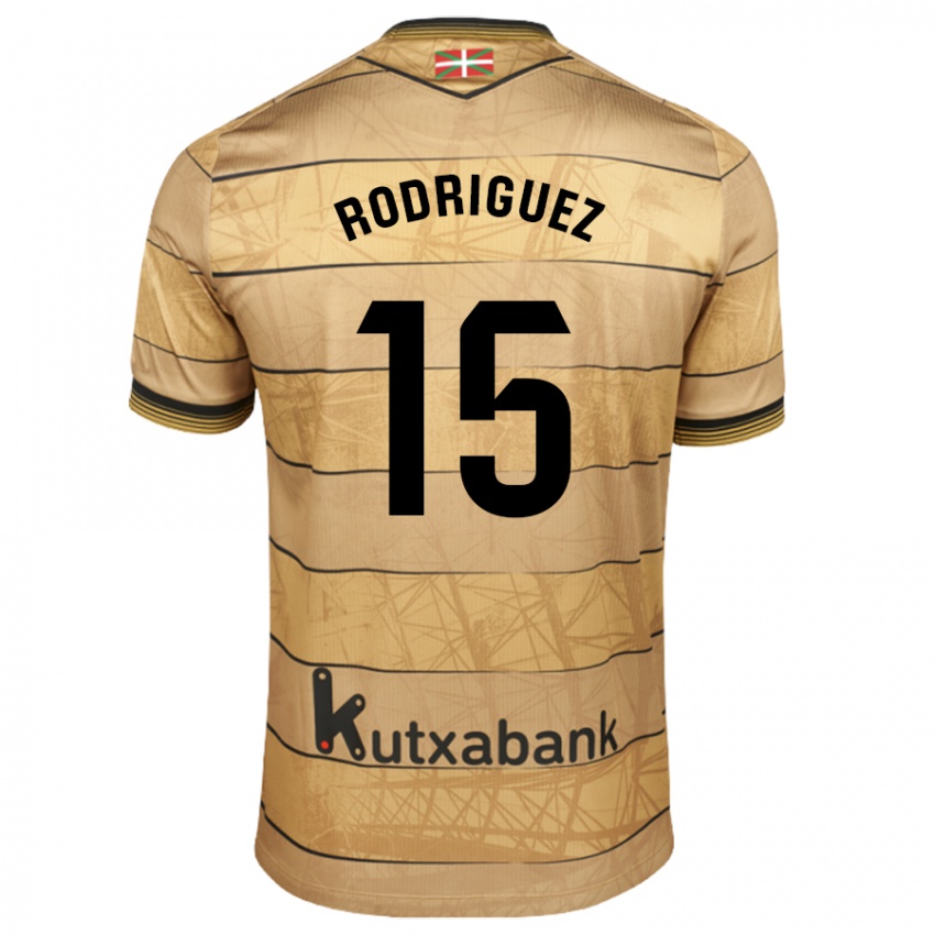 Herren Peru Rodriguez #15 Braun Auswärtstrikot Trikot 2024/25 T-Shirt Schweiz