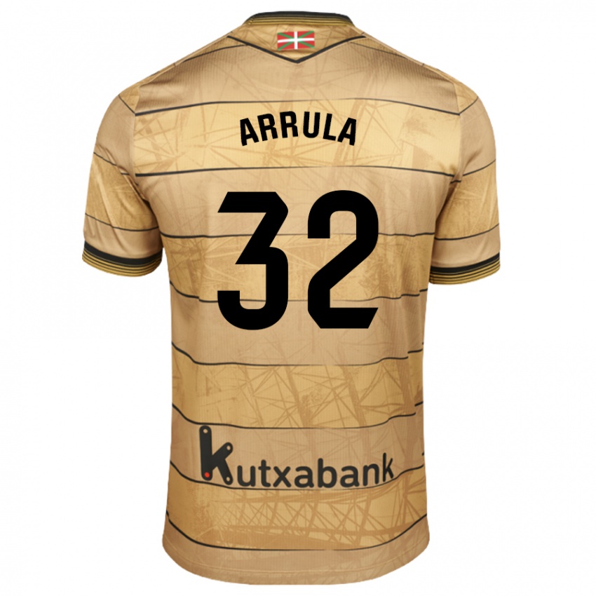 Herren Julia Arrula #32 Braun Auswärtstrikot Trikot 2024/25 T-Shirt Schweiz