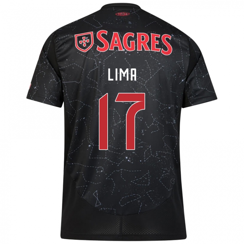 Homme Maillot Ivan Lima #17 Noir Rouge Tenues Extérieur 2024/25 T-Shirt Suisse