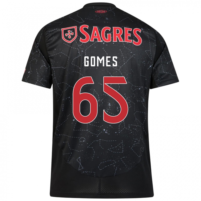 Homme Maillot André Gomes #65 Noir Rouge Tenues Extérieur 2024/25 T-Shirt Suisse