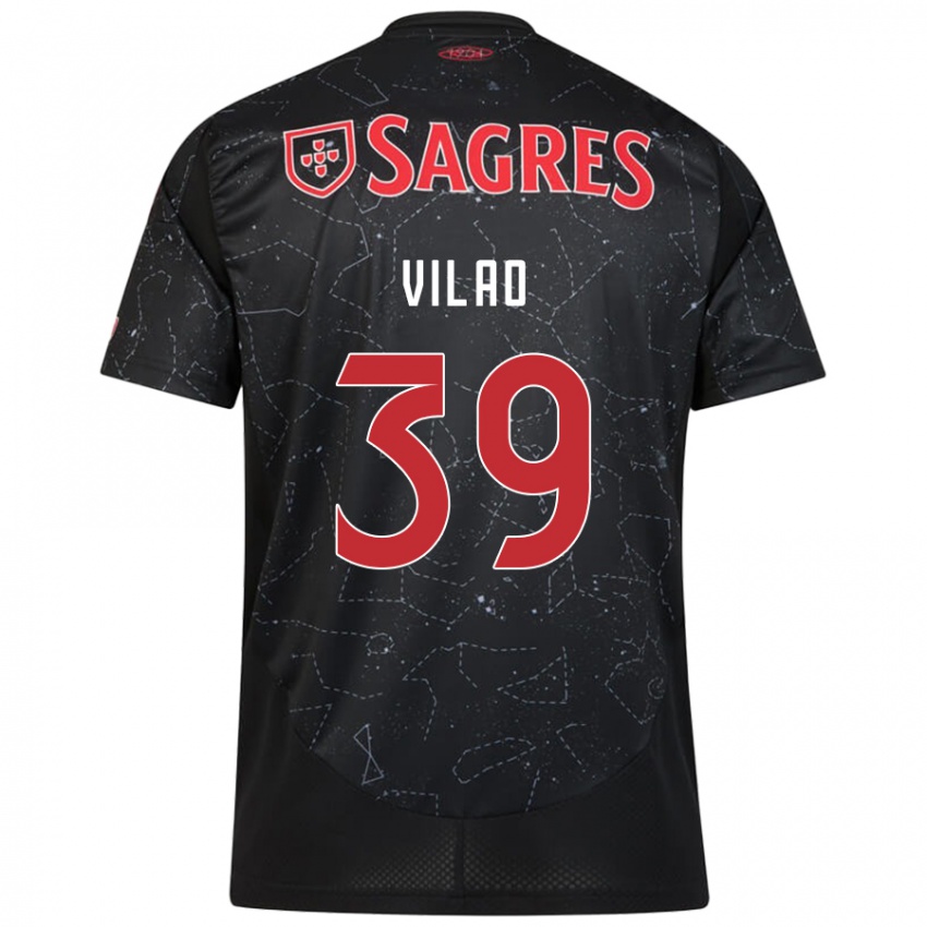 Homme Maillot Carolina Vilao #39 Noir Rouge Tenues Extérieur 2024/25 T-Shirt Suisse