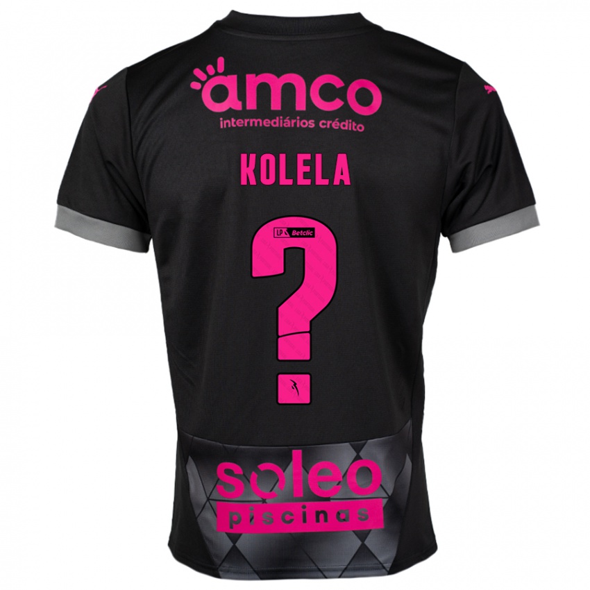 Herren Kyllian Kolela #0 Schwarz Rosa Auswärtstrikot Trikot 2024/25 T-Shirt Schweiz