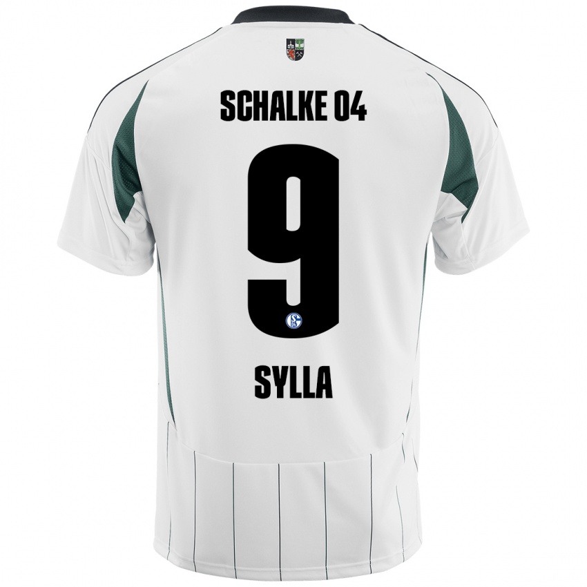 Herren Moussa Sylla #9 Weiß Grün Auswärtstrikot Trikot 2024/25 T-Shirt Schweiz