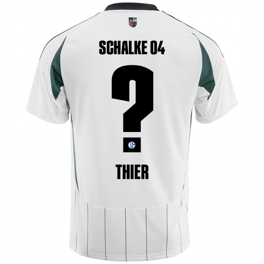 Herren Silas Thier #0 Weiß Grün Auswärtstrikot Trikot 2024/25 T-Shirt Schweiz