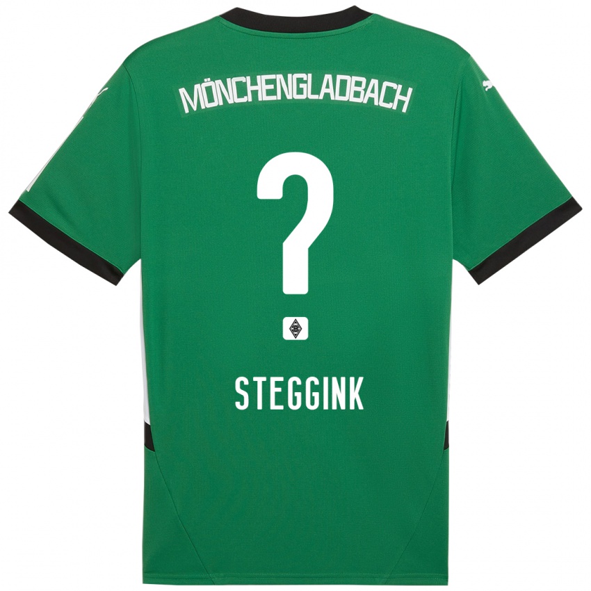 Herren Lennart Steggink #0 Grün Weiß Auswärtstrikot Trikot 2024/25 T-Shirt Schweiz