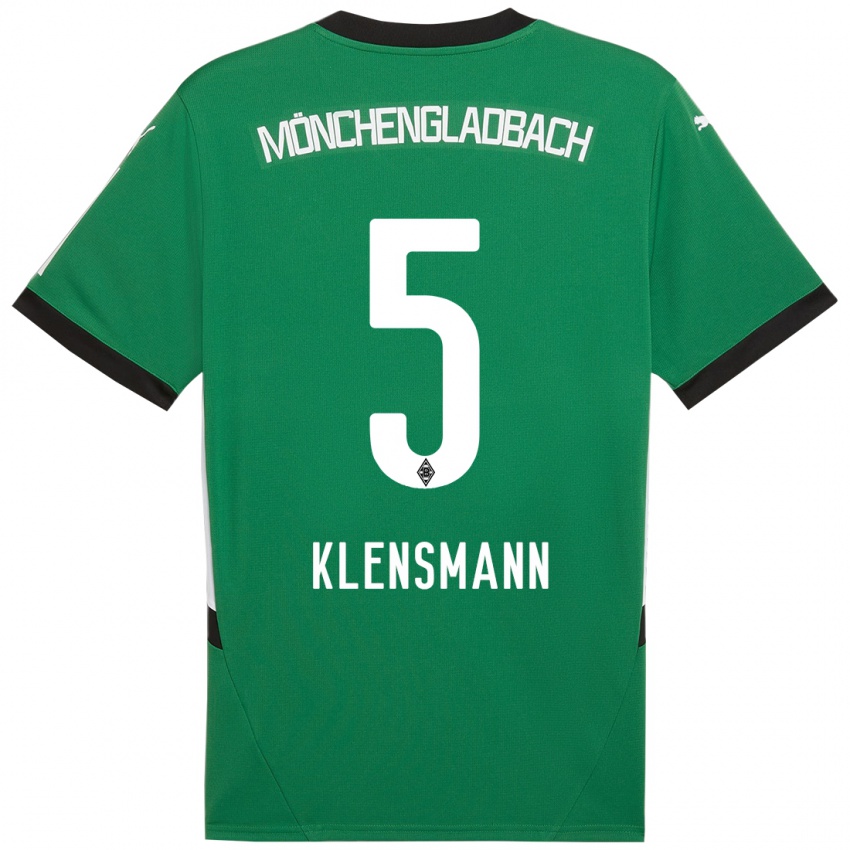 Herren Paula Klensmann #5 Grün Weiß Auswärtstrikot Trikot 2024/25 T-Shirt Schweiz